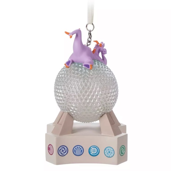 Spaceship Earth with Figment Light-Up Ornament – EPCOT 40th Anniversary - Picture 14 of 14